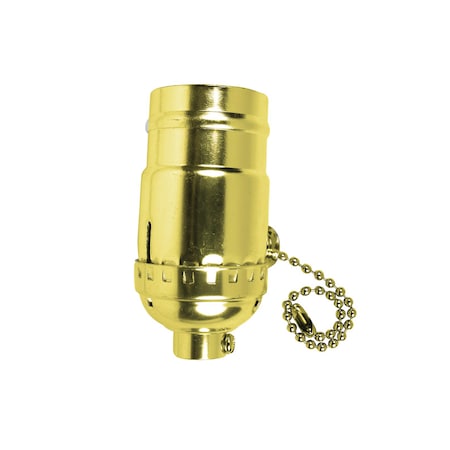 Jandorf Jandorf Metal Medium Base Pull Chain Socket 1 pk 60410